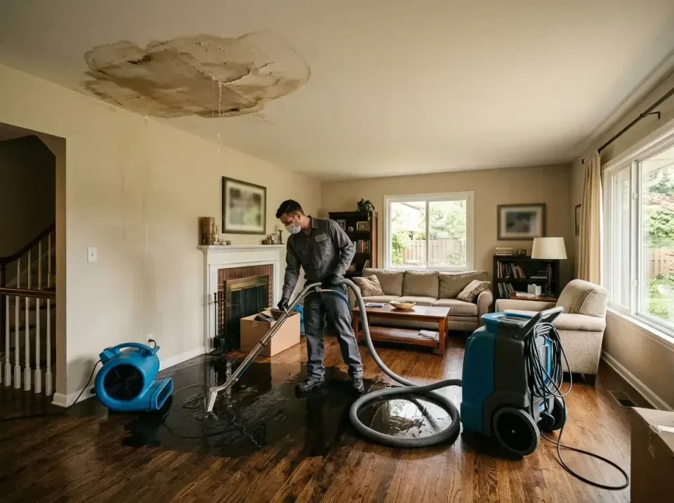 attic-pipe-burst-ceiling-drip-008 — frequently asked questions, Water Damage Restoration & Carpet Care in Milford, MI